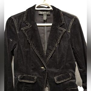 INC International Concepts Black Blazer